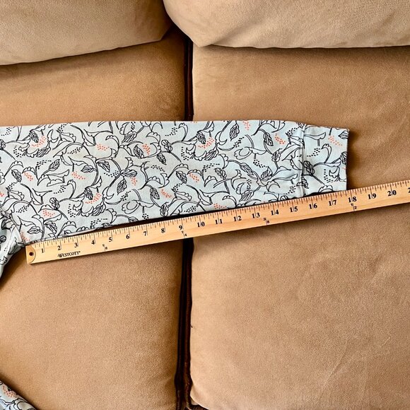 Lands' End Mock Neck Top Mint Green Size M - Picture 4 of 8